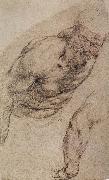 Portrait of naked man Peter Paul Rubens
